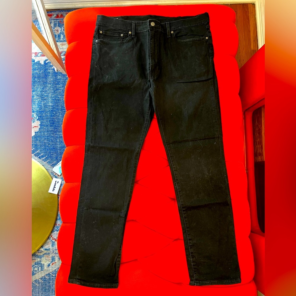 Levis Premium 511 Black jeans Waist 38 Length 32"